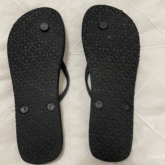 Tory Burch Black Flip Flops | Size 7 - Picture 3 of 3